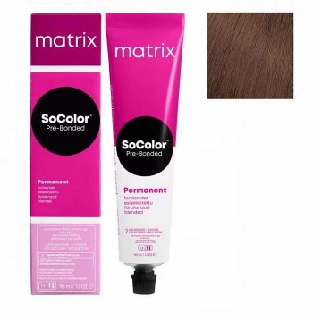 Крем-краска для волос SoColor Pre-Bonded Matrix 7N 90мл